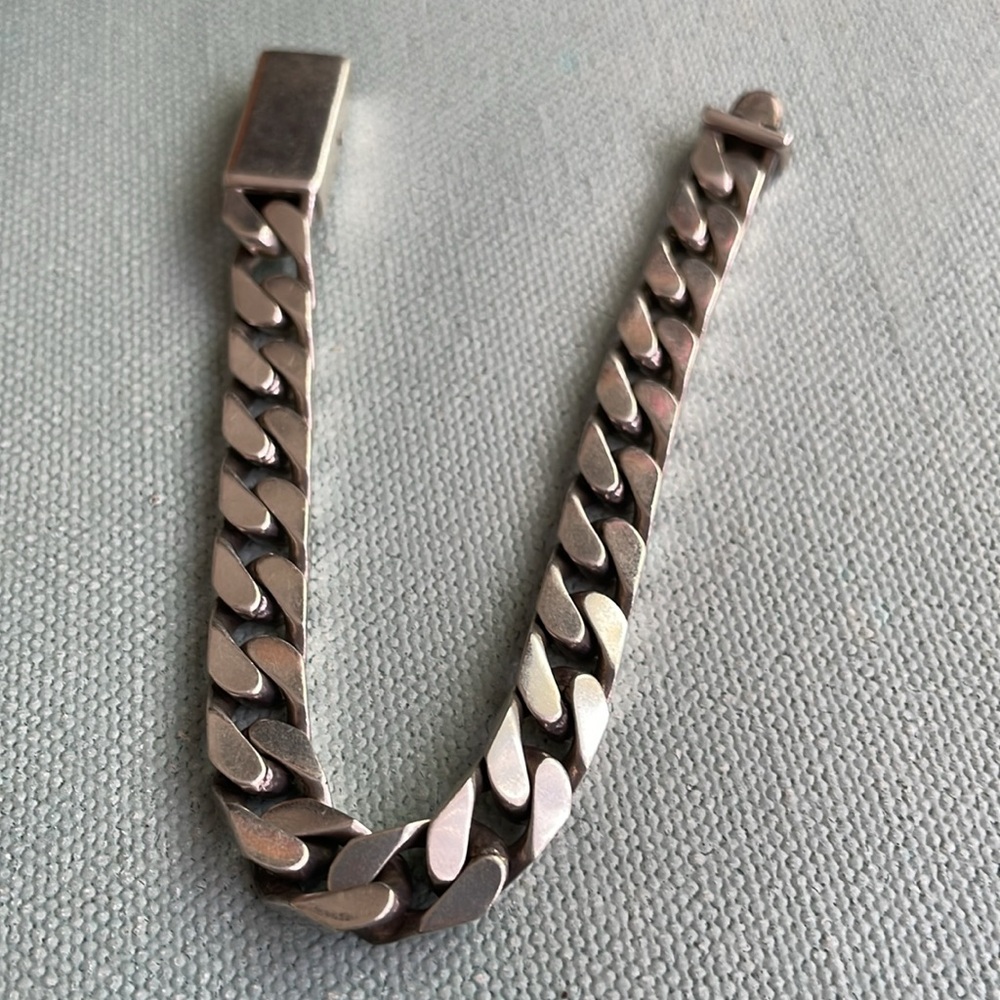 Authentic Gucci Silver Chain Link Bracelet Size 18 - Picture 7 of 11